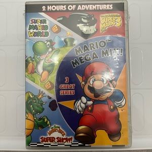 Mario Mega Mix Three Series DVD New/Unopened